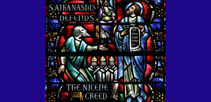 Nicene Creed stained glass – Grace Cathedral – San Francisco, CA