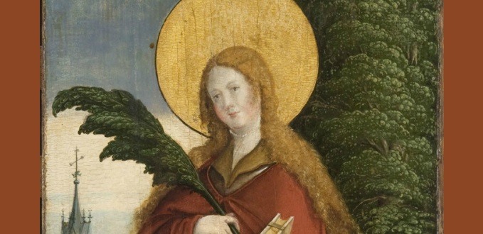 St. Eulalia with Palm by Meister von Meßkirch