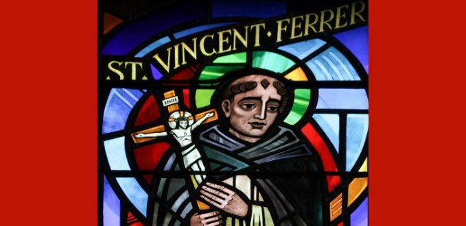 St. Vincent Ferrer stained glass - Baltimore Cathedral - Baltimore, MD